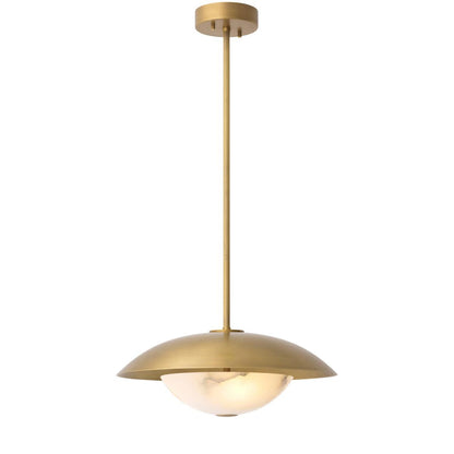 Eichholtz Marcona Pendant Antique Brass, Alabaster