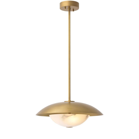 Eichholtz Marcona Pendant Antique Brass, Alabaster