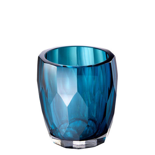 Eichholtz Marquis Vase, Blue Glass, 5.51"H (112581 YV0J041XPL)