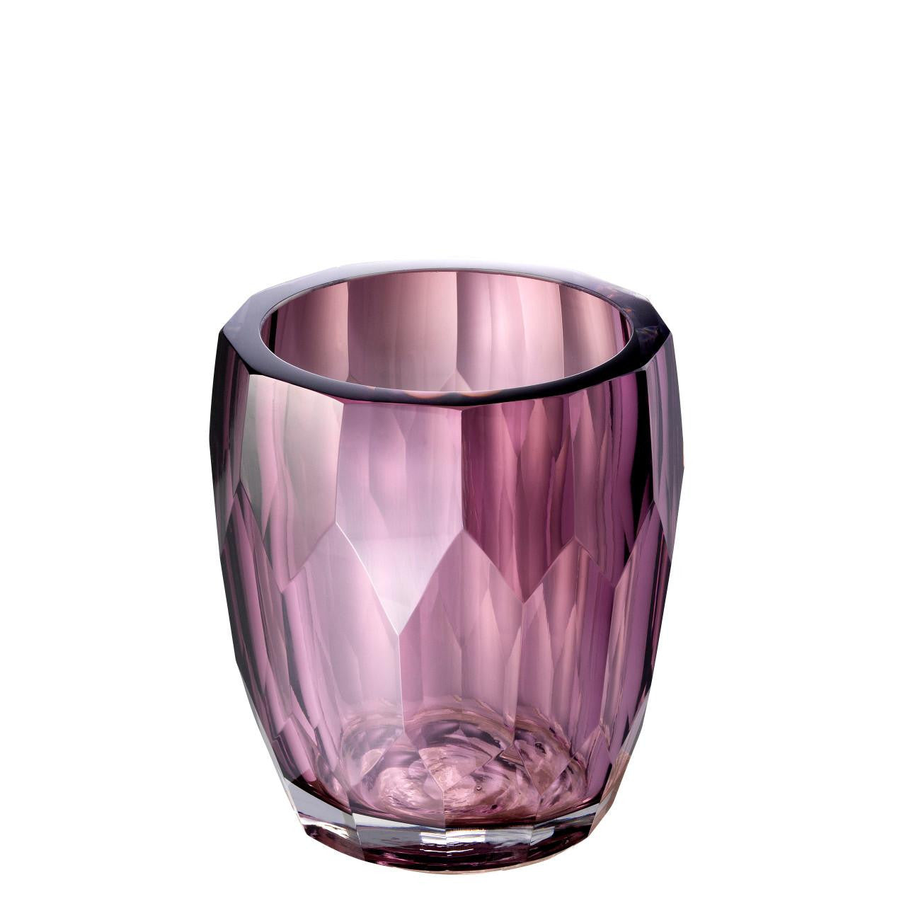Eichholtz Marquis Vase, Purple Glass, 5.51"H (112582 YV0J041XPN)