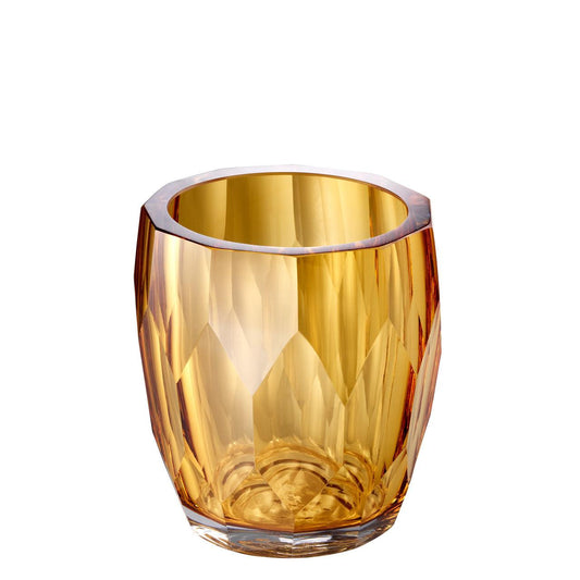 Eichholtz Marquis Vase, Yellow Glass, 5.51"H (112580 YV0J041XPP)