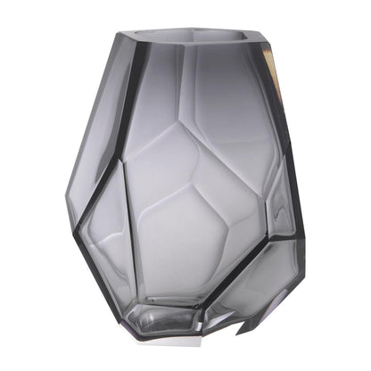 Eichholtz Martina Vase, Gray Glass, 8.66"H (113787 YV0J041XPQ)