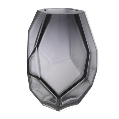 Eichholtz Martina Vase, Gray Glass, 8.66"H (113787 YV0J041XPQ)