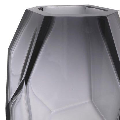 Eichholtz Martina Vase, Gray Glass, 8.66"H (113787 YV0J041XPQ)