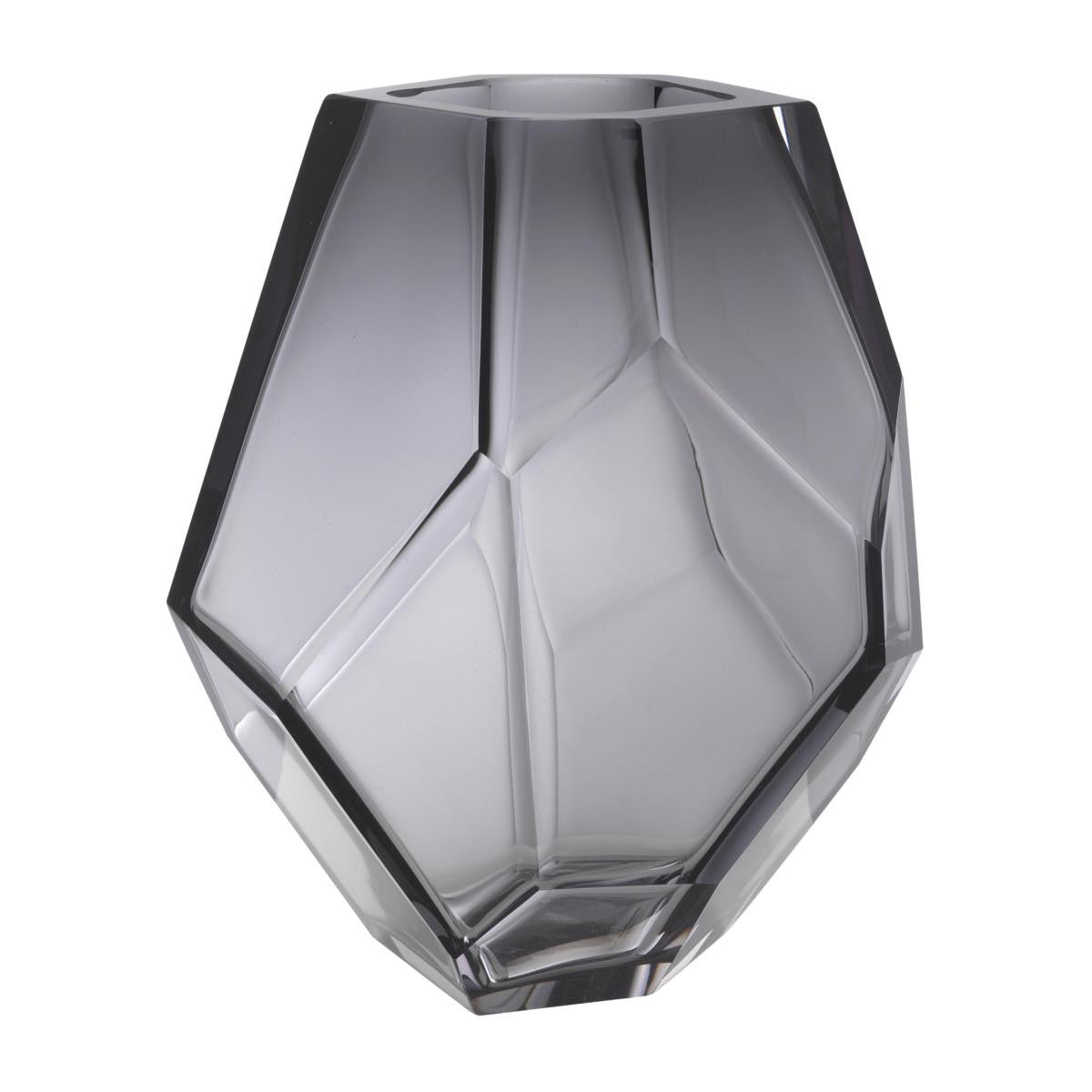 Eichholtz Martina Vase, Gray Glass, 8.66"H (113787 YV0J041XPQ)