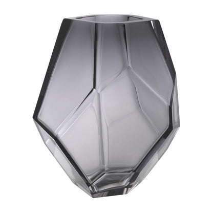 Eichholtz Martina Vase, Gray Glass, 8.66"H (113787 YV0J041XPQ)