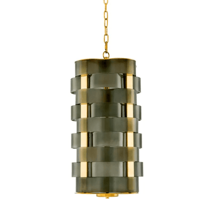 Eichholtz Martinique Pendant, 4-Light, Green Glass, Gold, 12.99"W (112267UL YV0J03YV02)