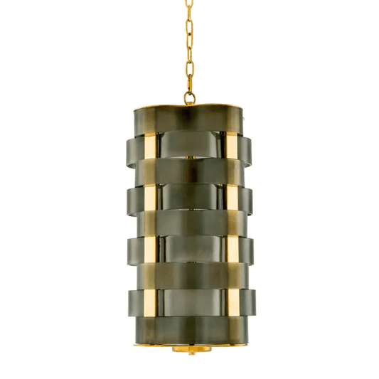 Eichholtz Martinique Pendant, 4-Light, Green Glass, Gold, 12.99"W (112267UL YV0J03YV02)