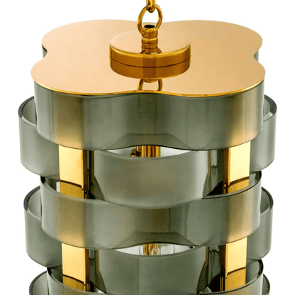 Eichholtz Martinique Pendant, 4-Light, Green Glass, Gold, 12.99"W (112267UL YV0J03YV02)