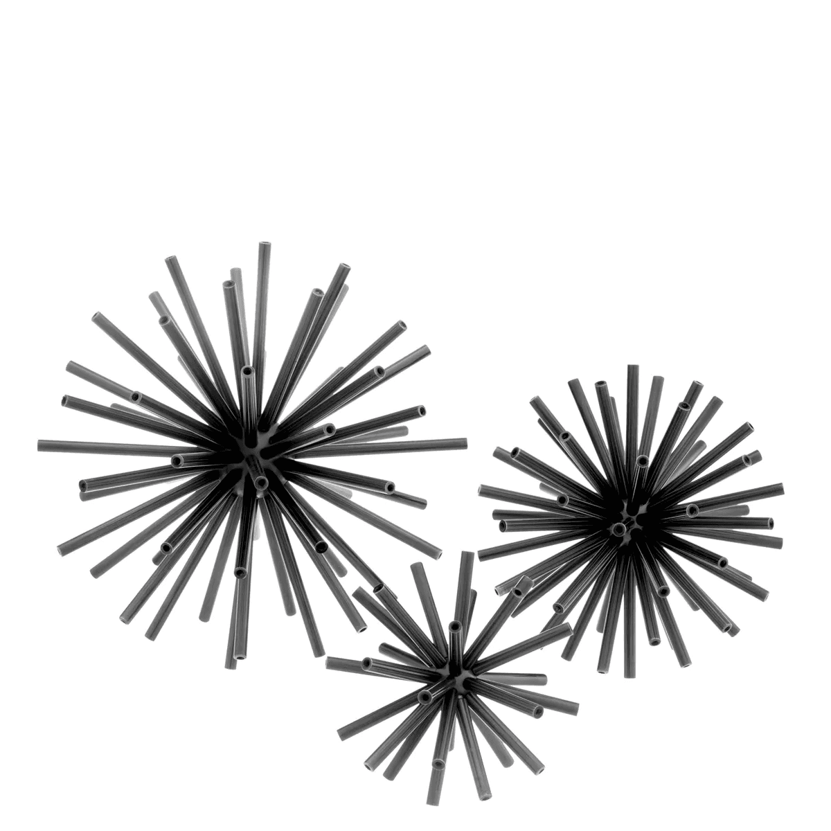 Eichholtz Meteor Sculpture, Set of 3, Bronze, Small:  5.71"W ; Medium:  7.48"W ; Large:  10.63"W (110344 YV0J041QUV)