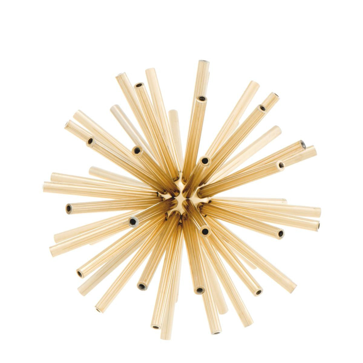 Eichholtz Meteor Sculpture, Set of 3, Polished Brass, Small:  5.71"W ; Medium:  7.48"W ; Large:  10.63"W (110345 YV0J041QUX)