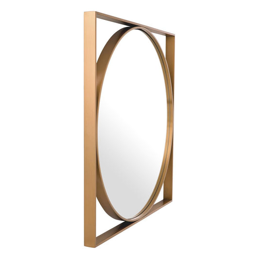 Eichholtz Montauk Mirror, Brushed Brass, 35.43"W (116032 YV0J041QTE)