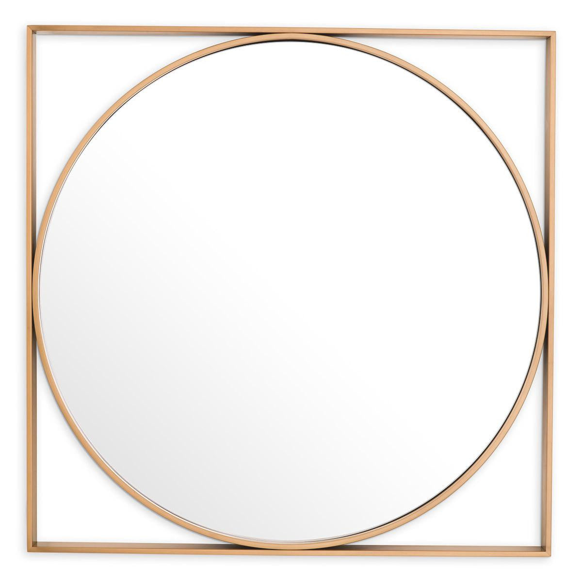 Eichholtz Montauk Mirror, Brushed Brass, 35.43"W (116032 YV0J041QTE)