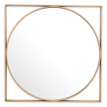Eichholtz Montauk Mirror, Brushed Brass, 35.43"W (116032 YV0J041QTE)
