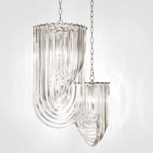 Eichholtz Murano Pendant Champagne, Antique Brass