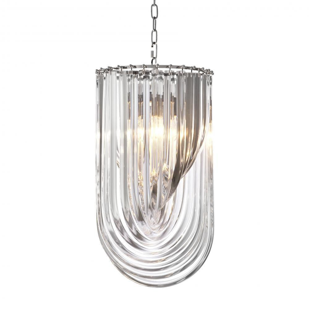 Eichholtz Murano Pendant Clear, Nickel