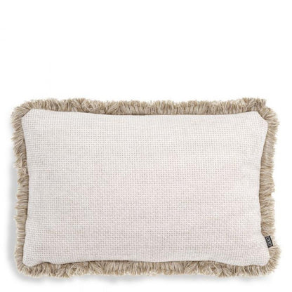 Eichholtz Nami Pillow, Rectangle, Lyssa Off-White Fabric, Cream Fringe, 23.62"W (116318 YV0J03YWYZ)