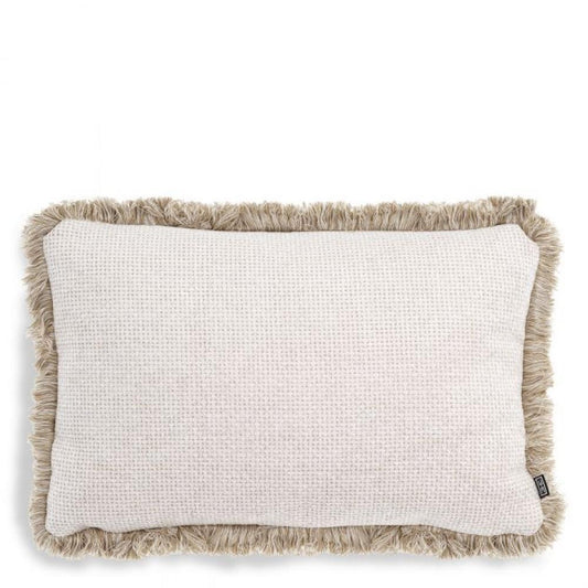 Eichholtz Nami Pillow, Rectangle, Lyssa Off-White Fabric, Cream Fringe, 23.62"W (116318 YV0J03YWYZ)