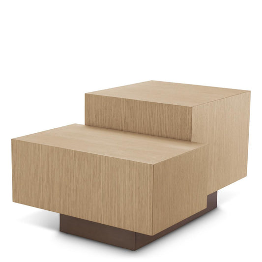 Eichholtz Nerone Side Table, Natural, Bronze, 15.94"H (117158 YV0J041UR5)