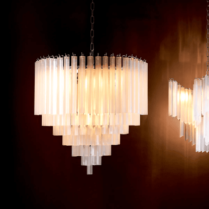 Eichholtz Nova Chandelier, 9-Light, Nickel, 23.62"W (109494UL YV0J03YV0C)