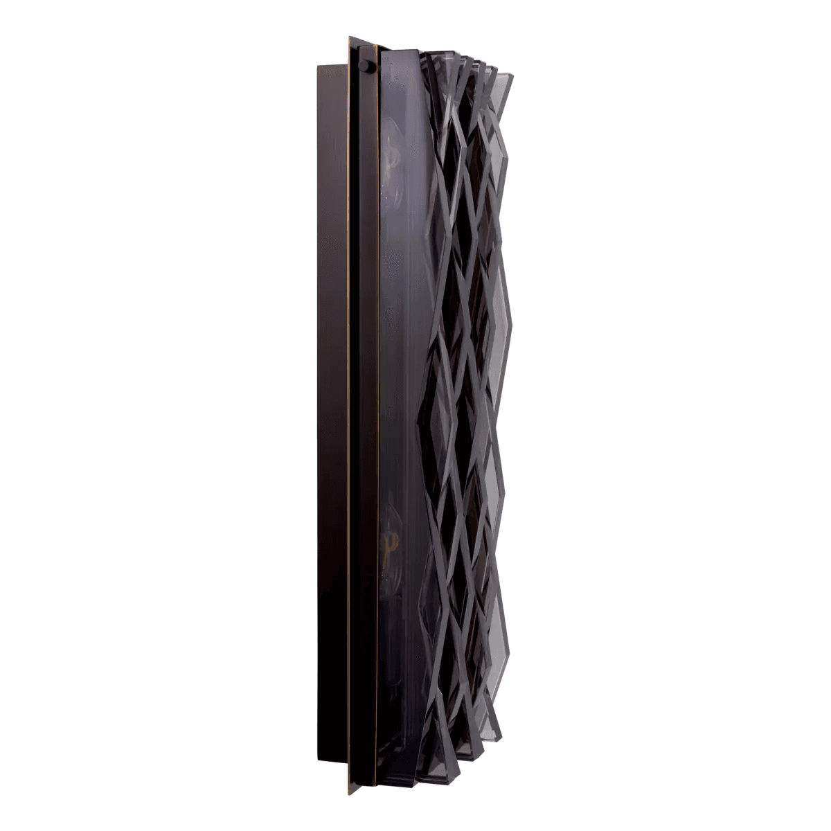 Eichholtz Nuvola Wall Sconce, 4-Light, Large, Bronze, Smoke Glass, 7.09"W (116392UL YV0J041YNL)