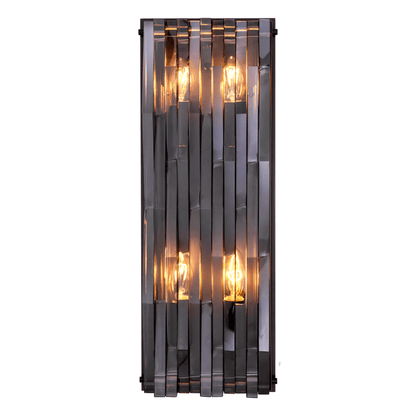 Eichholtz Nuvola Wall Sconce, 4-Light, Large, Bronze, Smoke Glass, 7.09"W (116392UL YV0J041YNL)