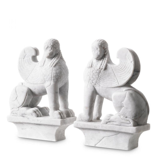 Eichholtz Object Sphinx Set of 2 White