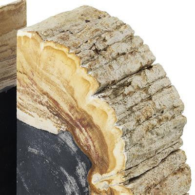 Eichholtz Opia Bookends, Set of 2, Distressed Wood, 4.33"W (112446 YV0J03YQ3Z)