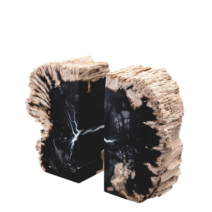 Eichholtz Opia Bookends, Set of 2, Distressed Wood, 4.33"W (112446 YV0J03YQ3Z)