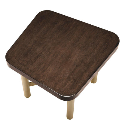 Eichholtz Oracle Side Table, Maple, Brushed Brass, 19.69"H (117411 YV0J041URA)