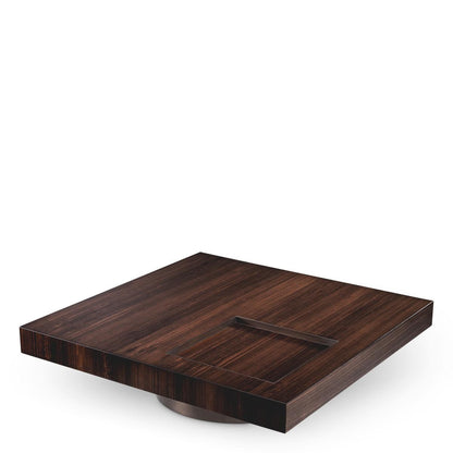Eichholtz Otus Coffee Table, Square, Eucalyptus, Bronze, 43.31"W (117406 ), Eichholtz 117406 YV0J03YVZD