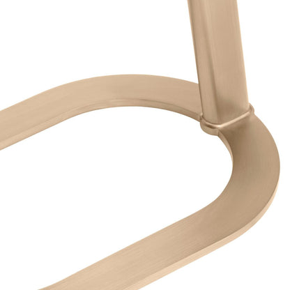 Eichholtz Oyo Side Table, Brushed Brass, Black, 19.69"H (117491 YV0J041URJ)