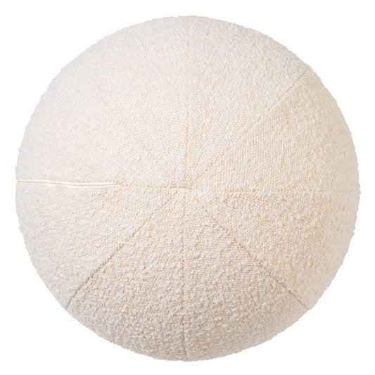Eichholtz Palla Pillow, Ball-Shape, Large, Boucle Cream Fabric, 14.57"W (114874 YV0J03YWZ4)