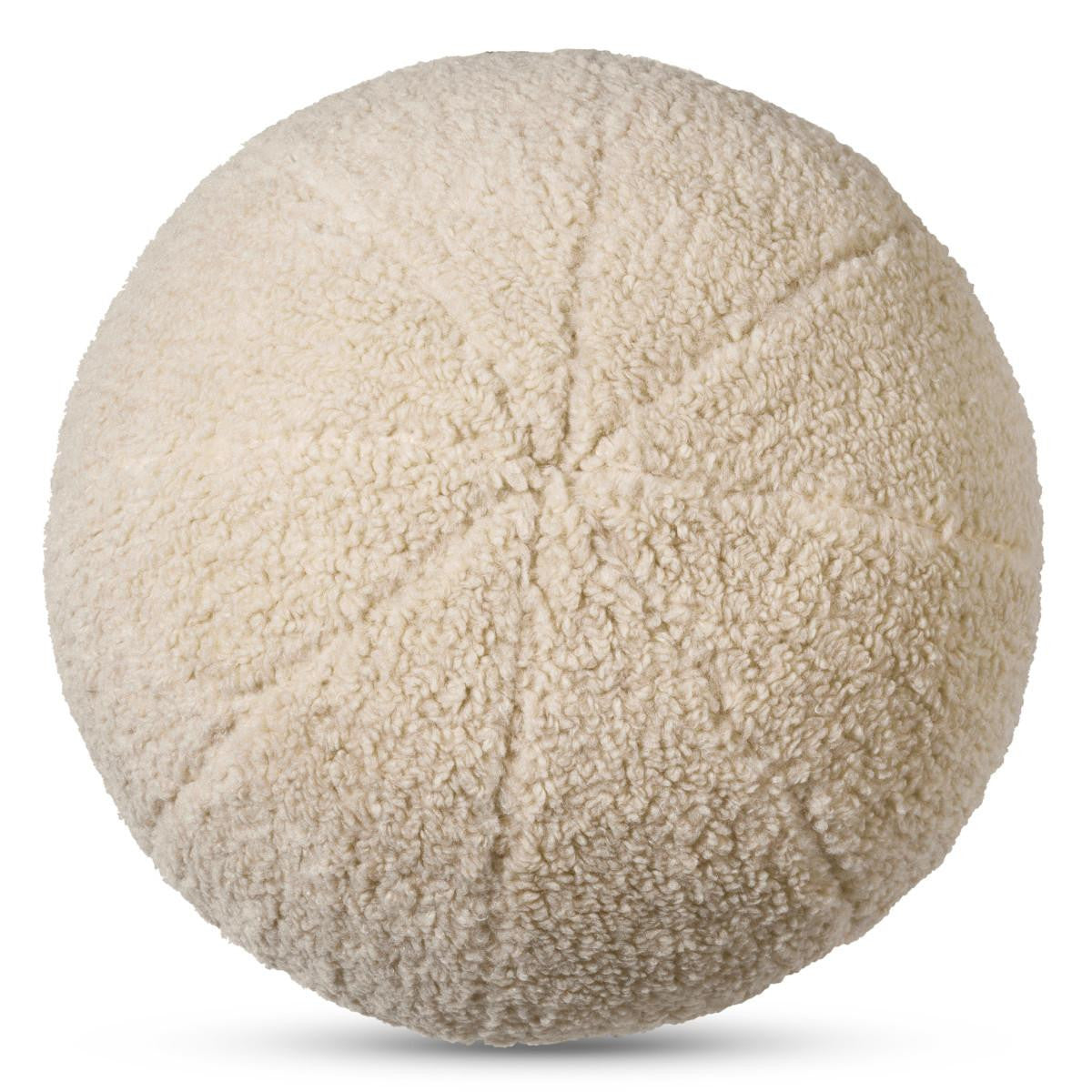 Eichholtz Palla Pillow, Ball-Shape, Large, Brisbane Cream Fabric, 14.57"W (114872 YV0J03YWZ5)