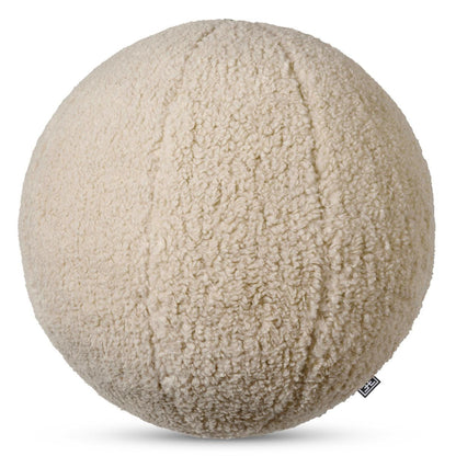 Eichholtz Palla Pillow, Ball-Shape, Large, Brisbane Cream Fabric, 14.57"W (114872 YV0J03YWZ5)