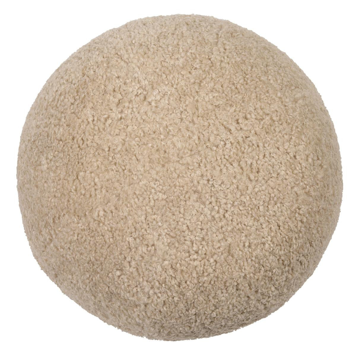 Eichholtz Palla Pillow, Ball-Shape, Large, Canberra Sand Fabric, 14.57"W (114870 YV0J03YWZ7)