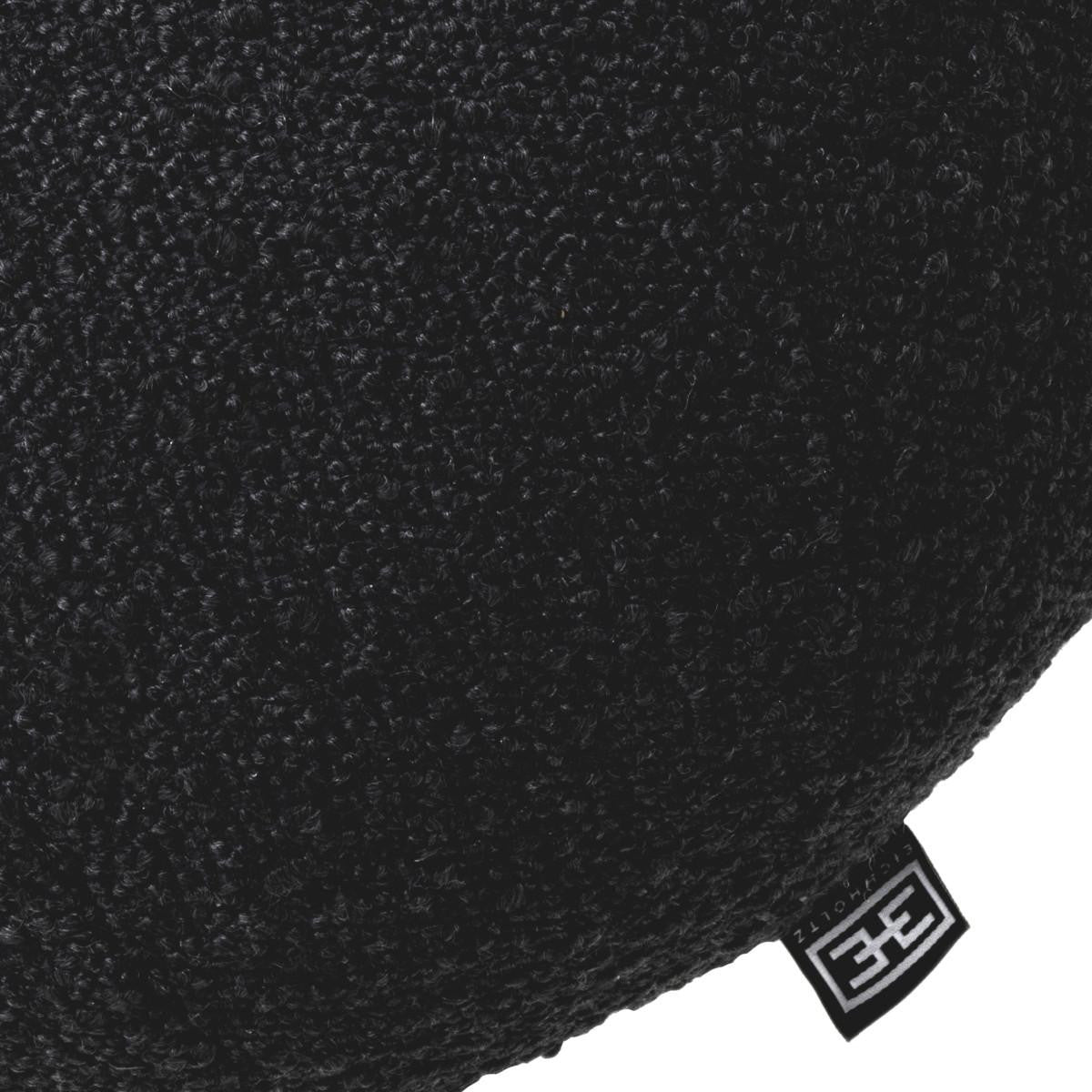 Eichholtz Palla Pillow, Ball-Shape, Small, Black Boucle Fabric, 11.81"W (115599 YV0J03YWZ9)