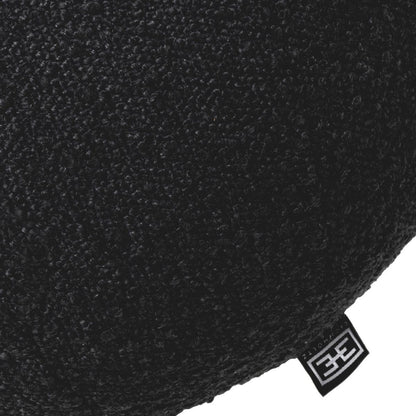 Eichholtz Palla Pillow, Ball-Shape, Small, Black Boucle Fabric, 11.81"W (115599 YV0J03YWZ9)