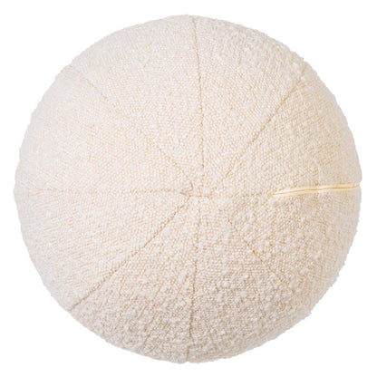 Eichholtz Palla Pillow, Ball-Shape, Small, Boucle Cream Fabric, 11.81"W (114873 YV0J03YWZA)