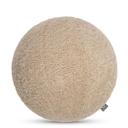 Eichholtz Palla Pillow, Ball-Shape, Small, Canberra Sand Fabric, 11.81"W (114869 YV0J03YWZE)