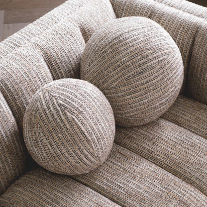 Eichholtz Palla Pillow, Ball-Shape, Small, Mademoiselle Beige Fabric, 11.81"W (115597 YV0J03YWZF)