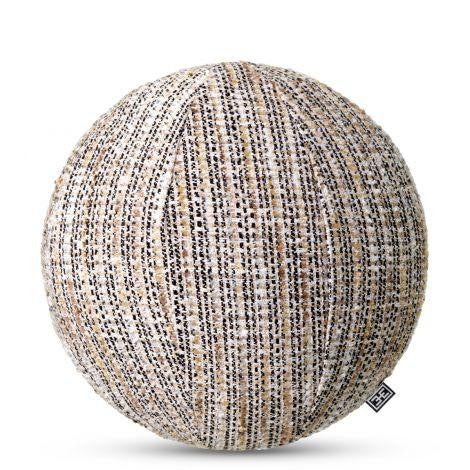 Eichholtz Palla Pillow, Ball-Shape, Small, Mademoiselle Beige Fabric, 11.81"W (115597 YV0J03YWZF)