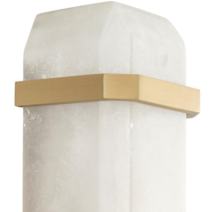 Eichholtz Pandora Wall Sconce, 2-Light, Antique Brass, Alabaster, 5.12"W (115502UL YV0J041YNP)