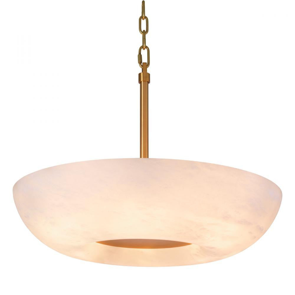 Eichholtz Pendant Ariano Antique Brass, Alabaster