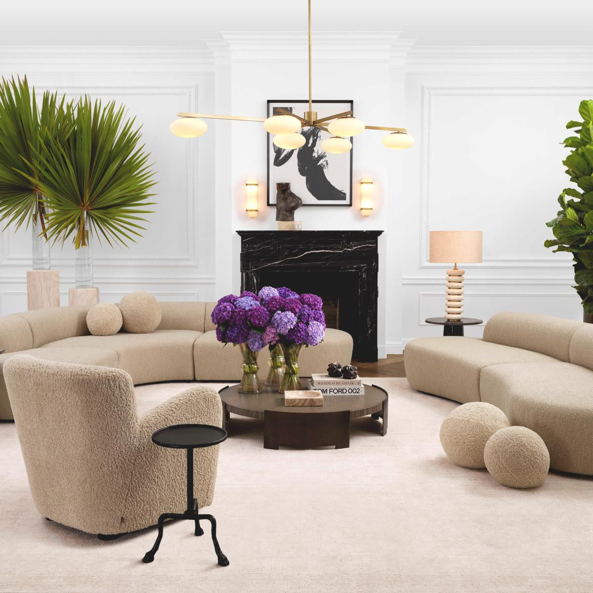 Eichholtz Pep Carpet, Beige, 118.11"L x 157.48"W (115041 YV0J03YT2X)