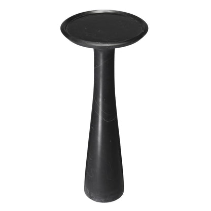 Eichholtz Pompano Side Table, Large, Black Marble, 28.15"H (114329 YV0J041URX)