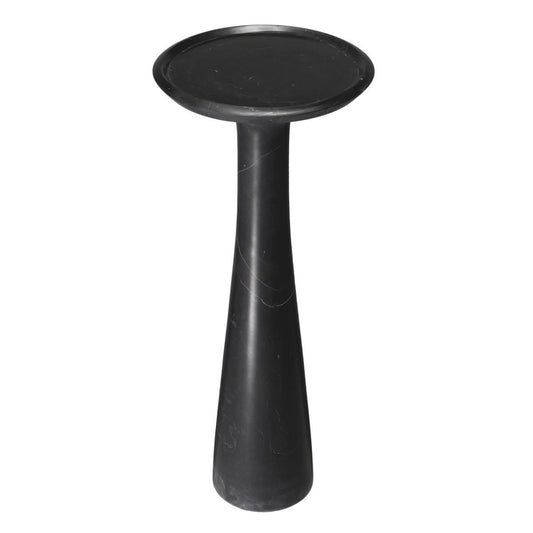 Eichholtz Pompano Side Table, Large, Black Marble, 28.15"H (114329 YV0J041URX)
