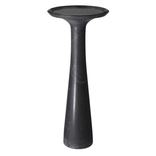 Eichholtz Pompano Side Table, Large, Black Marble, 28.15"H (114329 YV0J041URX)