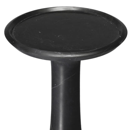 Eichholtz Pompano Side Table, Large, Black Marble, 28.15"H (114329 YV0J041URX)