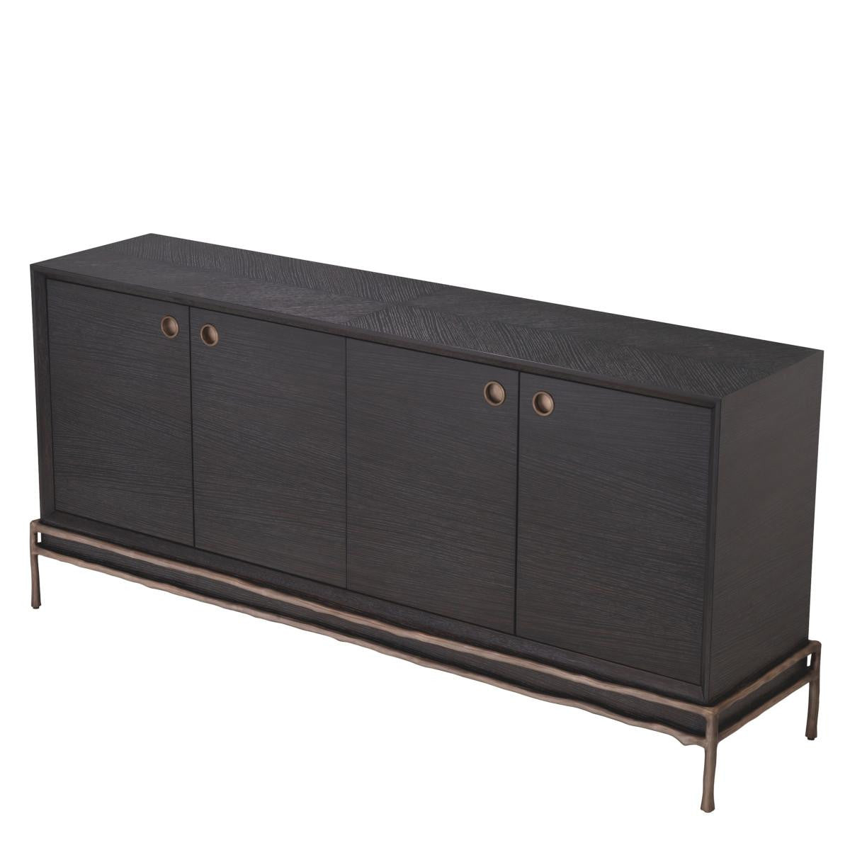 Eichholtz Premier Dresser, Charcoal Gray, Bronze, 70.87"W (114833 YV0J03YXZM)